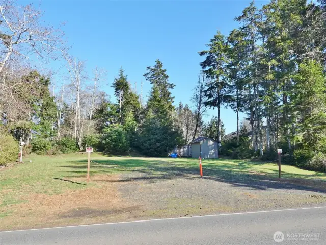 Front of the lot.