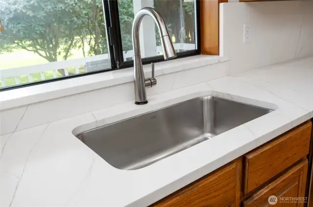 New stainless steel appliances