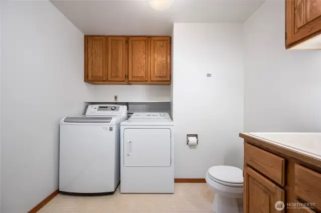 Laundry & 1/2 bath