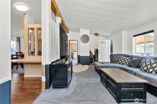 With the open floor plan, you’ll never miss a moment—whether you're cooking in the kitchen or relaxing in the living room, you're always part of the conversation.