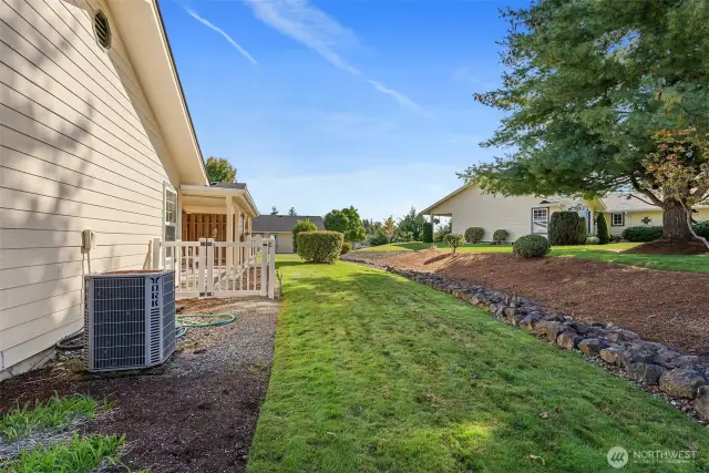Rear yard of Home...