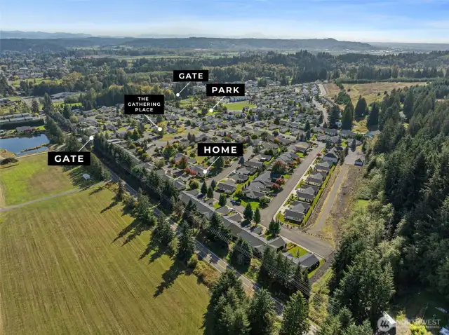 South-East view of property...