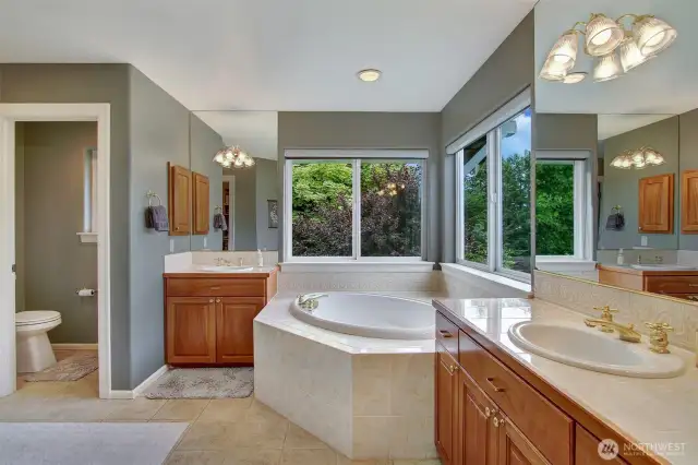 Spacious Primary Bathroom