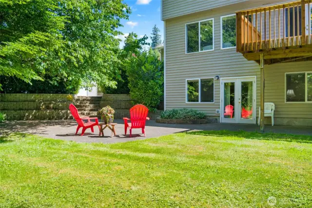 Backyard view