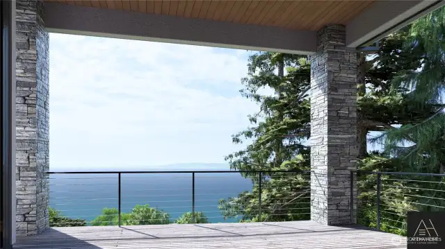 Renderings for current plans for 6000+SF Luxury Estate ready for permit submittal.