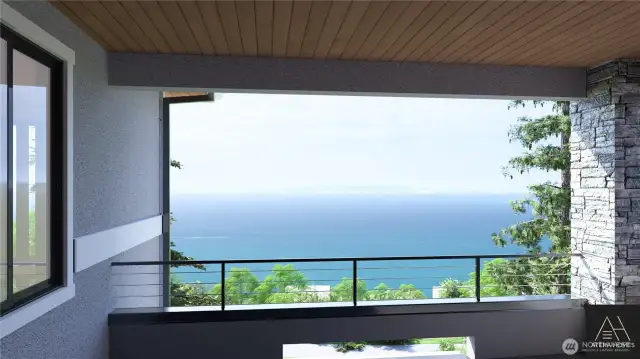 Renderings for current plans for 6000+SF Luxury Estate ready for permit submittal.