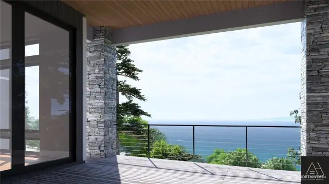 Renderings for current plans for 6000+SF Luxury Estate ready for permit submittal.