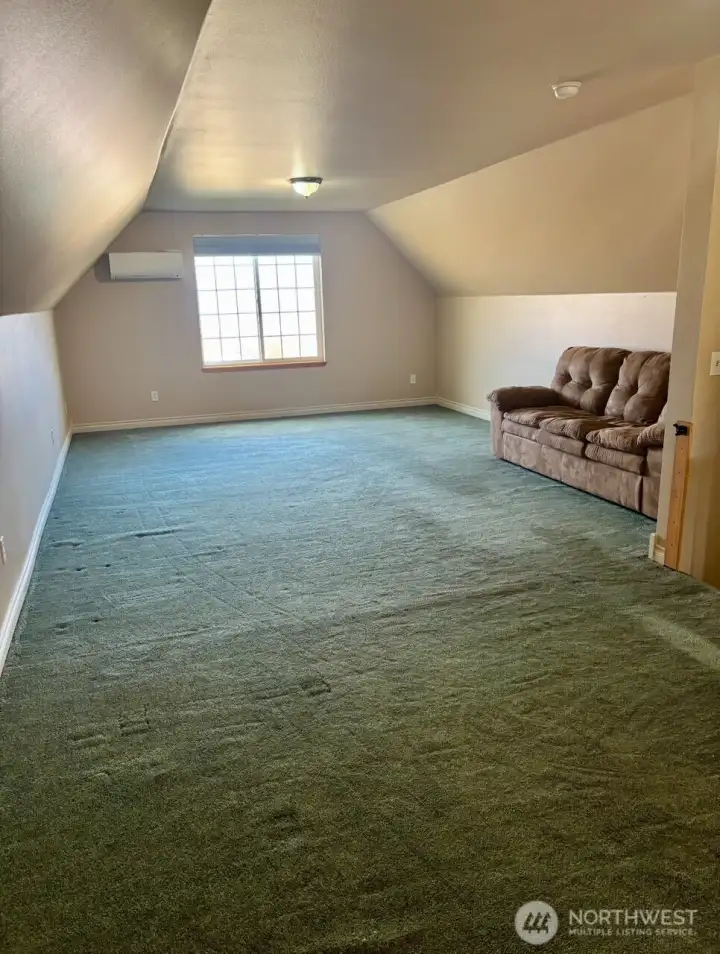 Spacious Bonus room with new mini split.