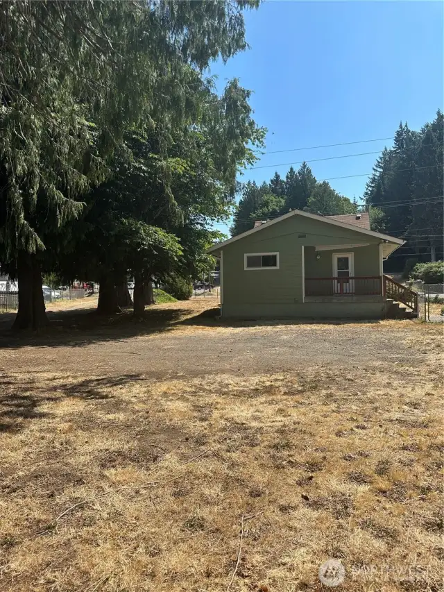 Level portion of property
