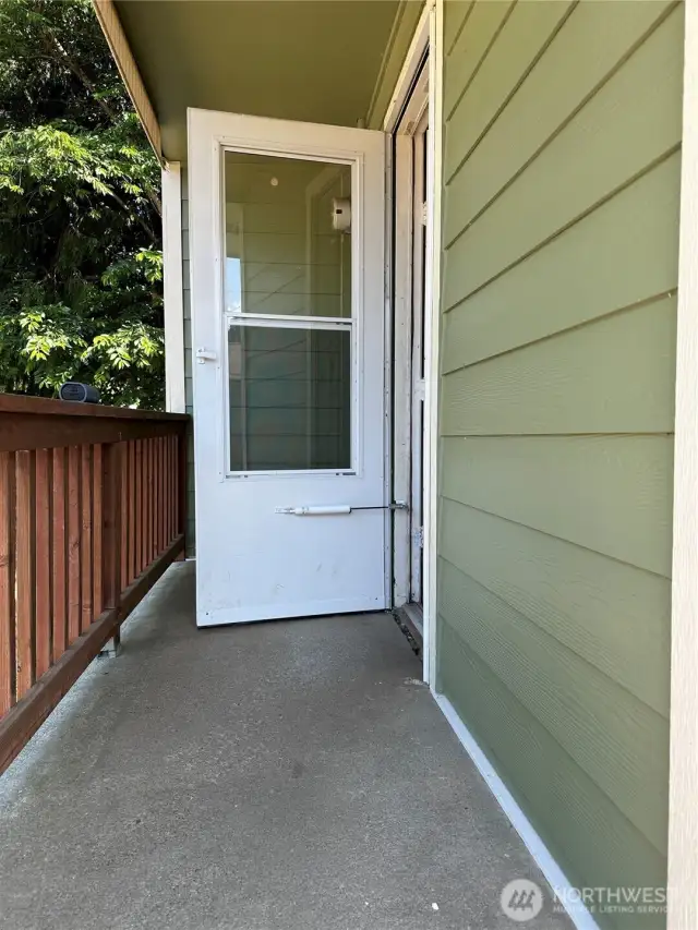 Back entrance