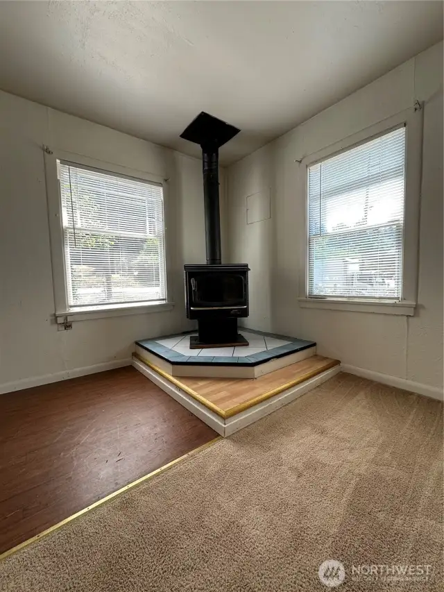 wood stove