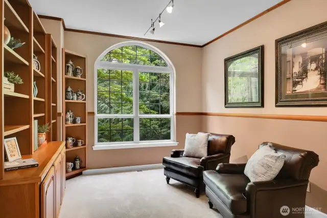 Office conveniently located of Primary Bedroom