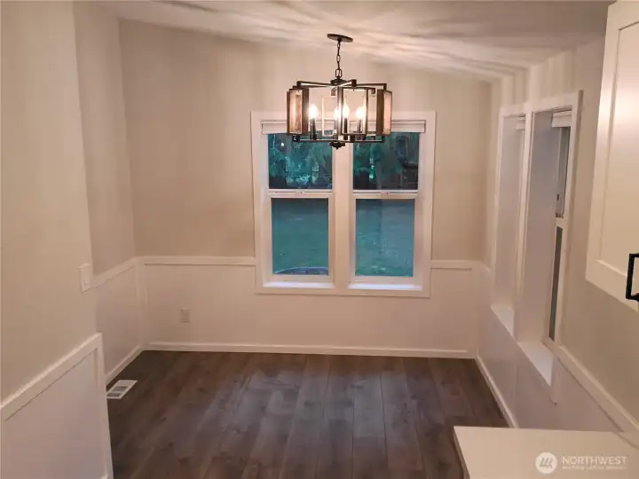 Bonus room at end of kitchen
