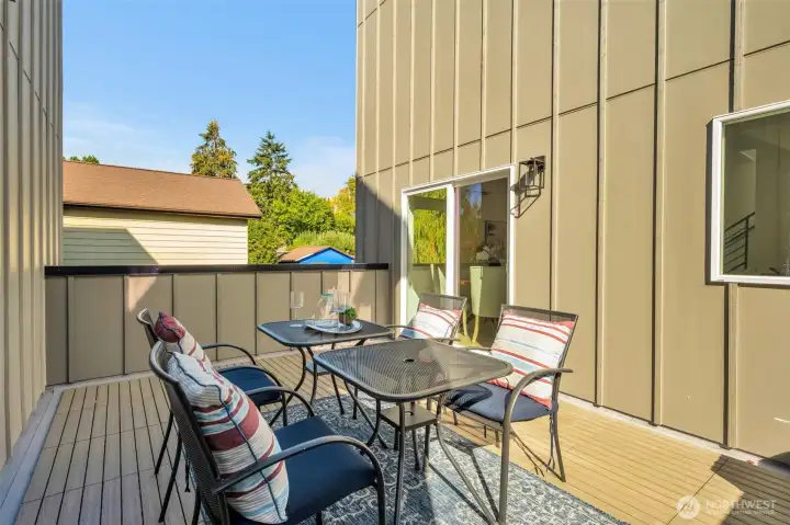 Deck off Kitchen