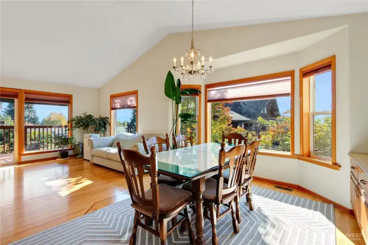 Dining Area With Lot's of Natural Light
