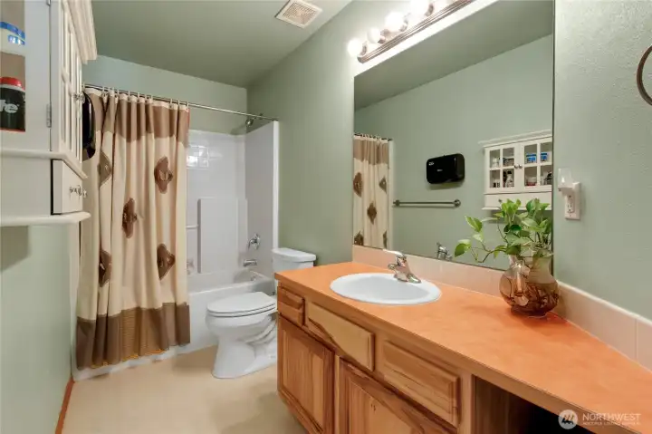Guest Bath is Large Too!