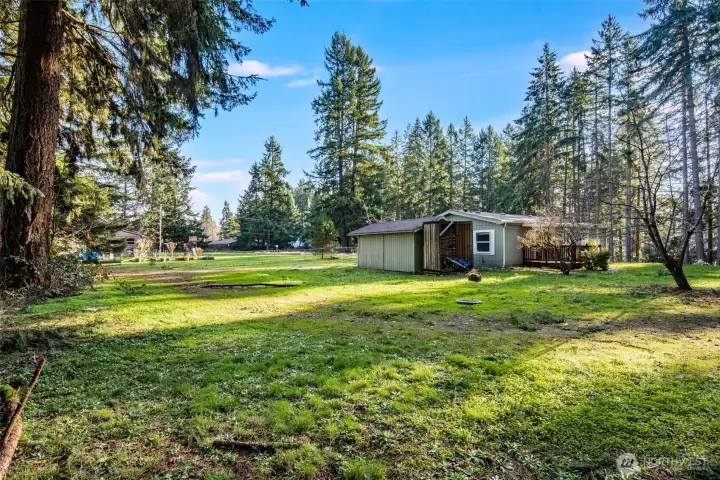 Wood Shed, Corner of Property