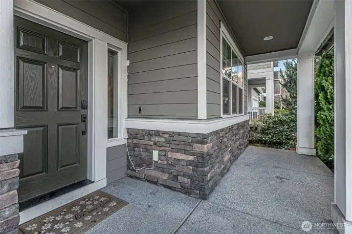 Front porch and entry