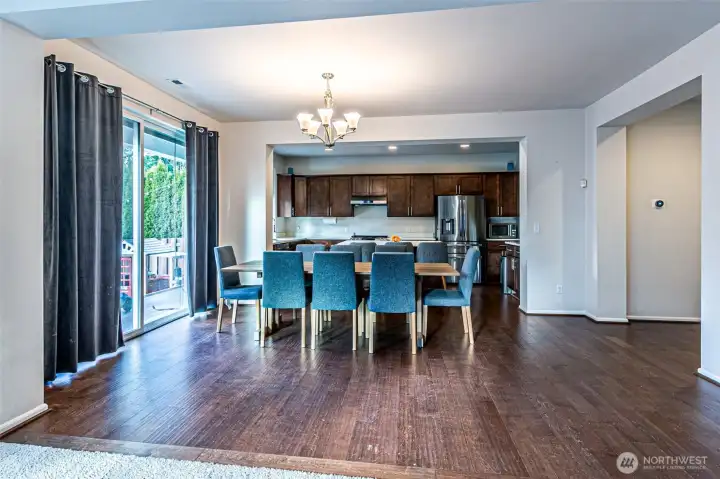 So much room for a large table, imagine holidays!