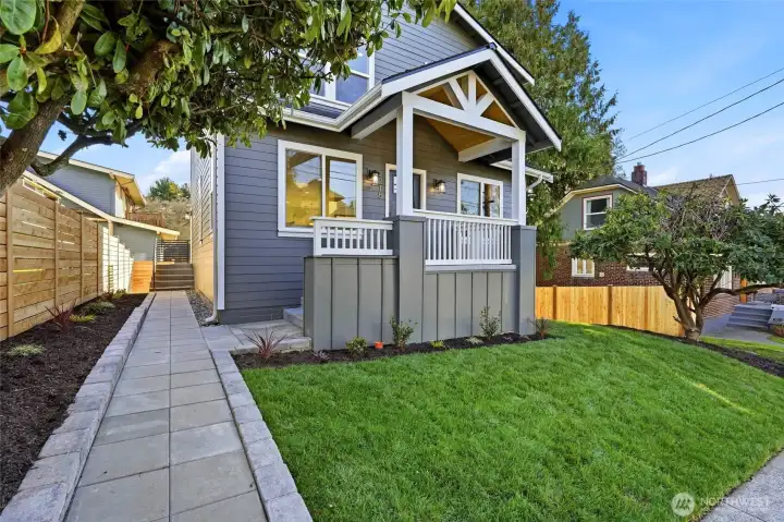 Side and Front of Home