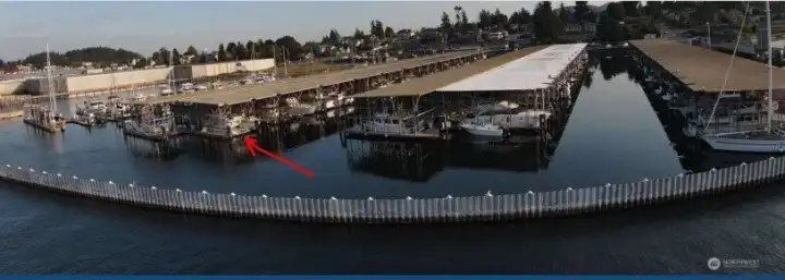 Unobstructed Access into/out of Slip and main entrance.