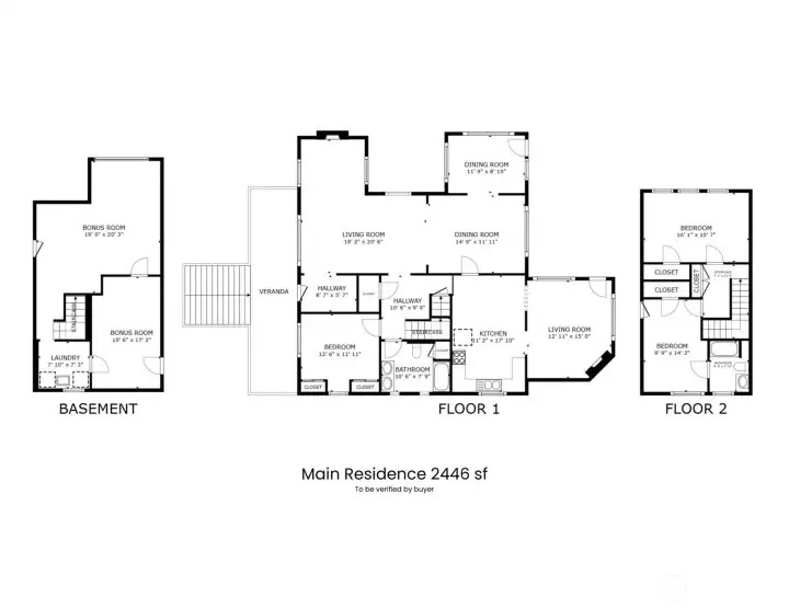 Main Residence Floor Plan