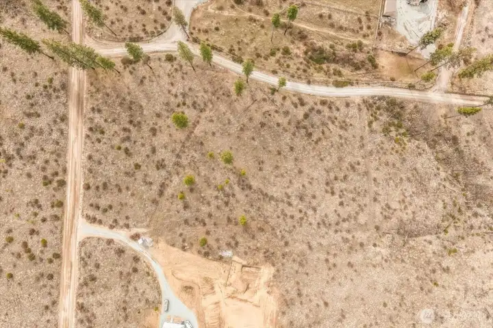 Aerial view of property.