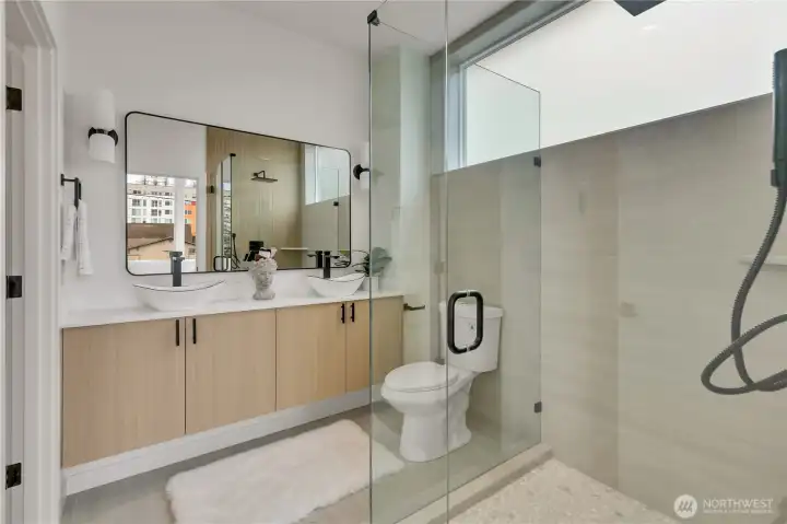 Master bath double vanity