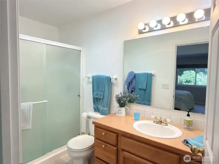 Generous Primary Bedroom Suite 3/4 Bath