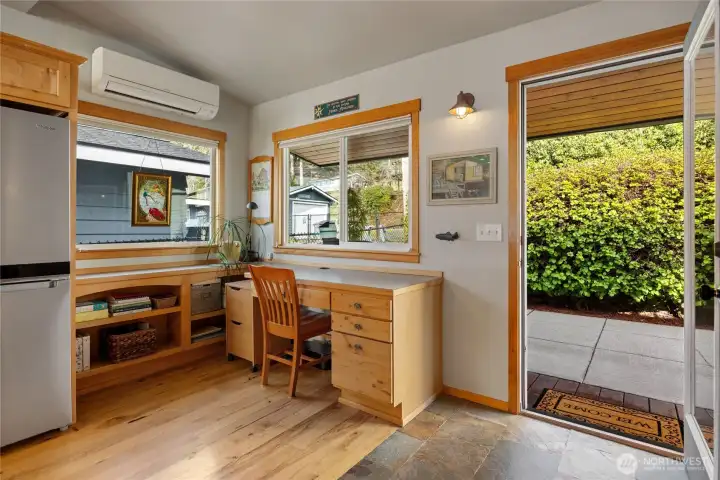 Entrance to the home