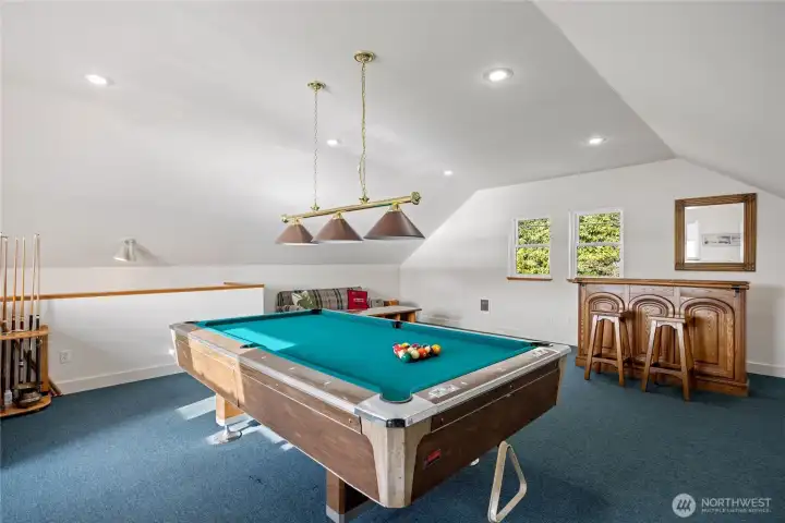 Bonus room above garage