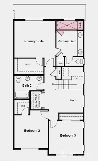 Additional Highlights Include: Enlarged primary shower, GE cafe appliance pkg with gas range, and extended Revwood at stairs.