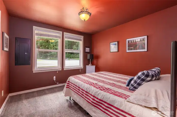 One of two guest bedrooms.