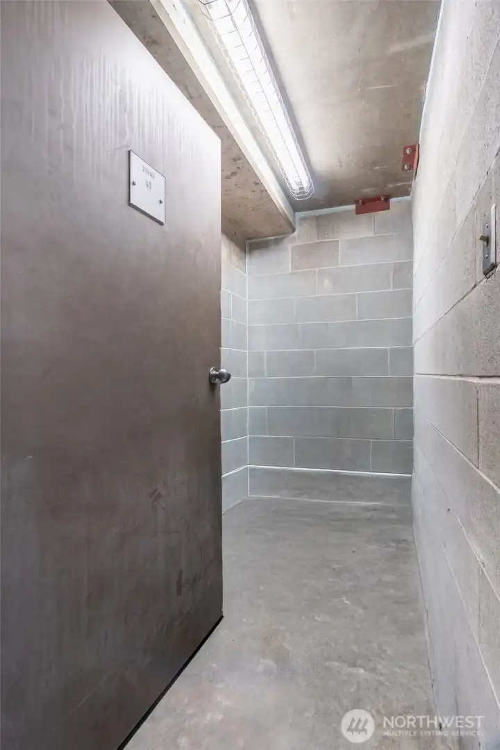 Inside storage room Inside storage room