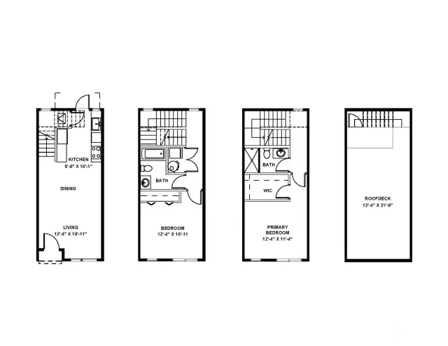 Explore the spacious floor plans at Lotus II. Each home is designed with functionality and comfort in mind, featuring open living areas, well-appointed bedrooms, and a stunning rooftop deck perfect for entertaining. Find your ideal fit in Whittier Heights.