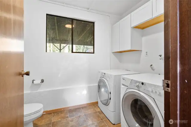 Laundry Room and Half Bath