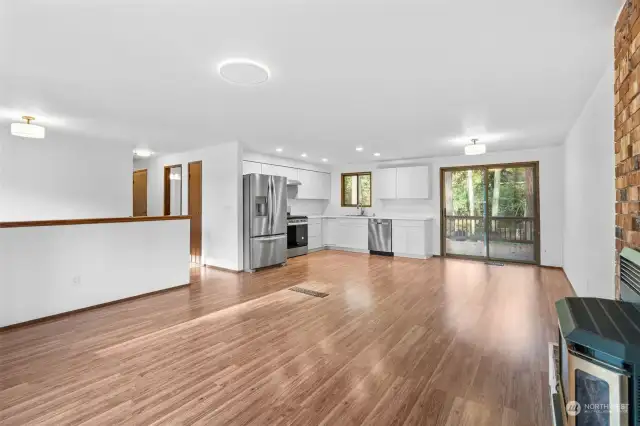 Living Room and Kitchen