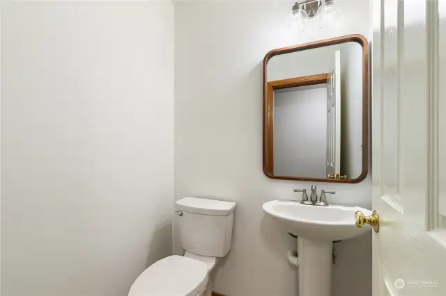 Main level half bath