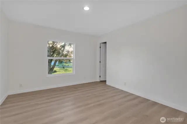 bedroom with walk-in closet