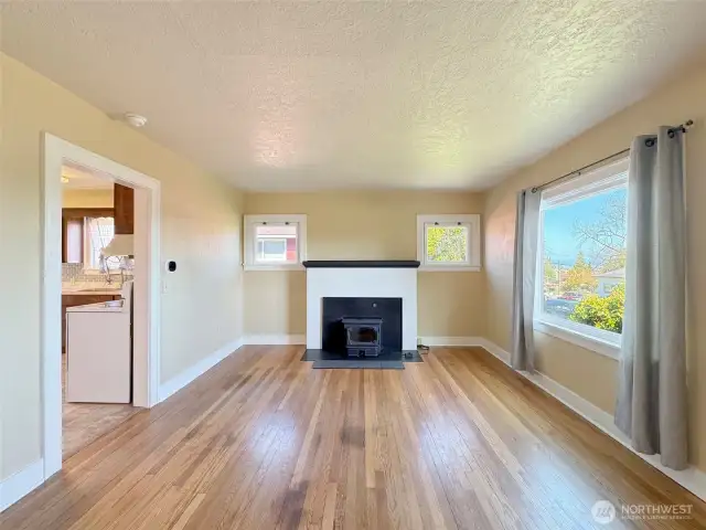 Gorgeous Entry with Beautiful Wood Floors