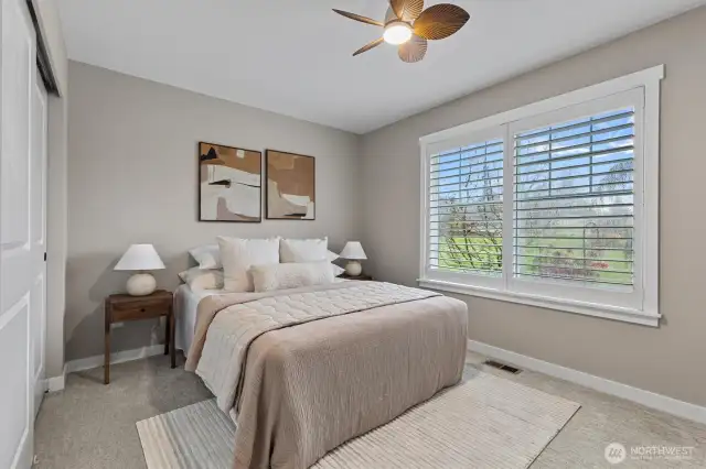 Bedroom on the main floor