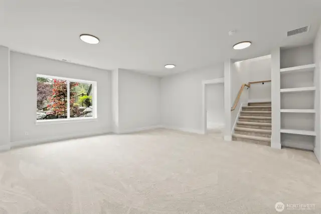 Fully finished daylight basement with 4th bedroom & 3/4 bath