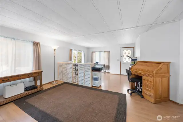 Open entertainment room