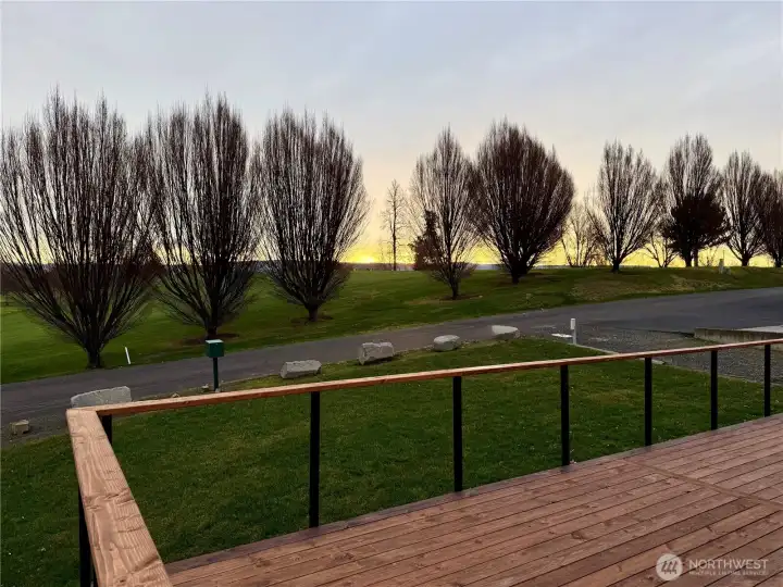 View from front deck