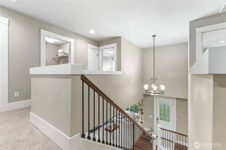 Bright, open landing