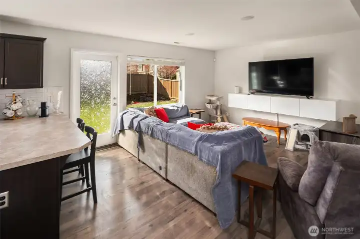 Open concept living room