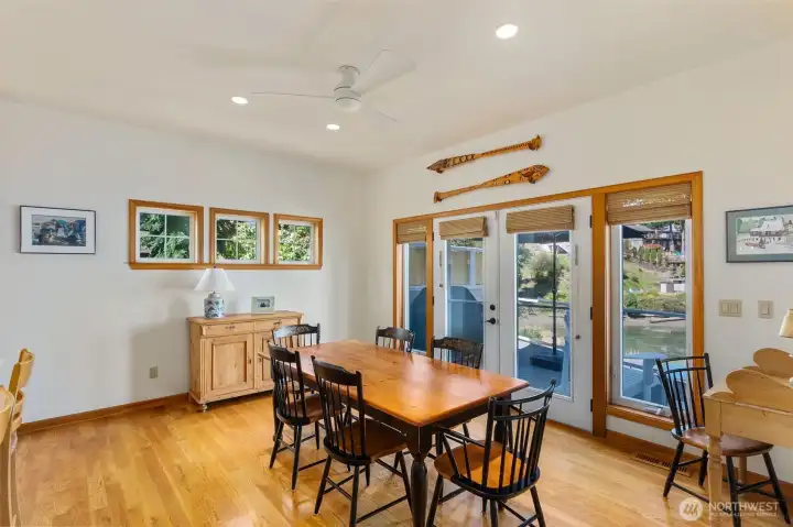 Do you need a larger dining table? Wall for your big dining cabinet? There is plenty of room