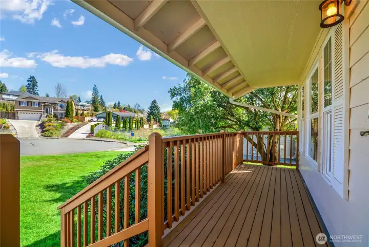 Porch and decks recently rebuilt