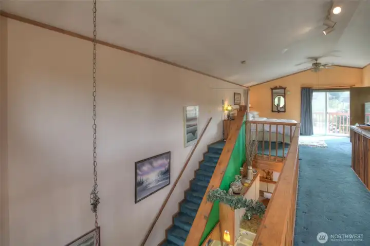 Pictures of top floor loft bedroom doesn't do justice in showing actual LARGE size!