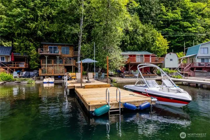 Affordable waterfront cabin at Lake Cavanaugh. Affordable waterfront cabin at Lake Cavanaugh.